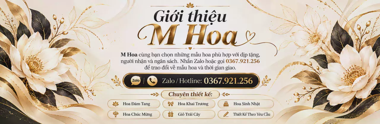 Ảnh bìa Shop hoa tươi Xã Đôn Châu Vĩnh Long - Chăm chút món quà từ sắc hoa
